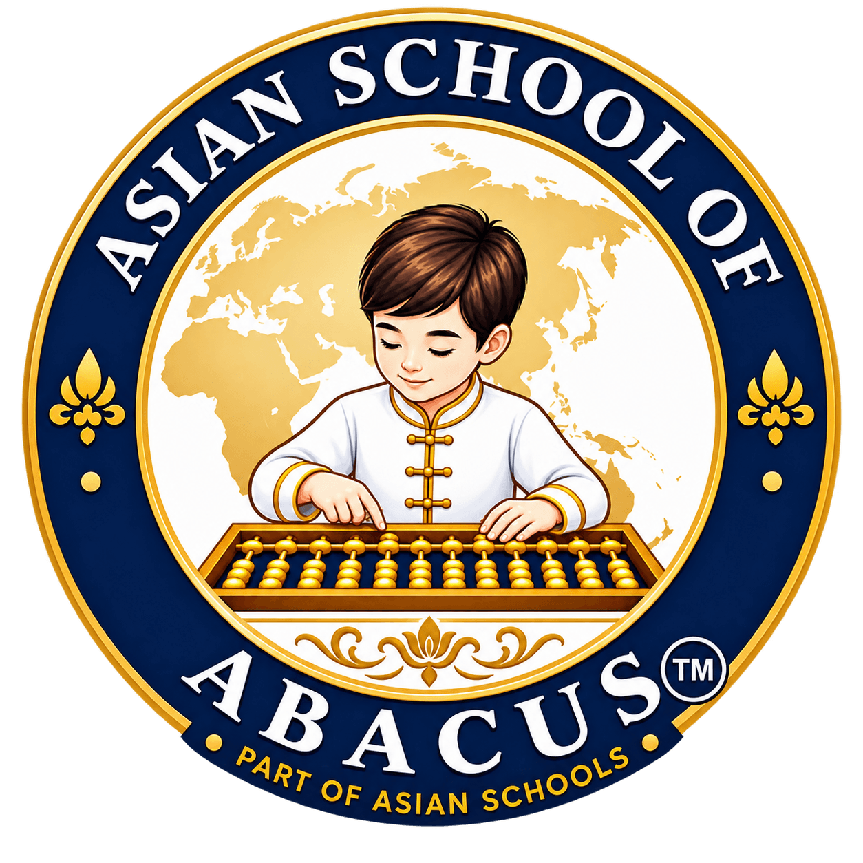 Asian School of Abacus Logo